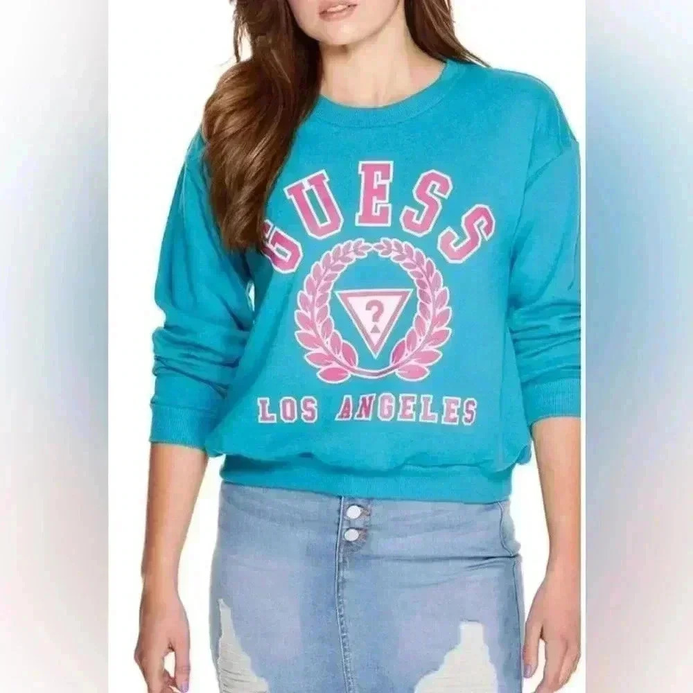 Guess Sweater Y2K Guess Woman’s Crew Neck Sweater Size XL NWOT